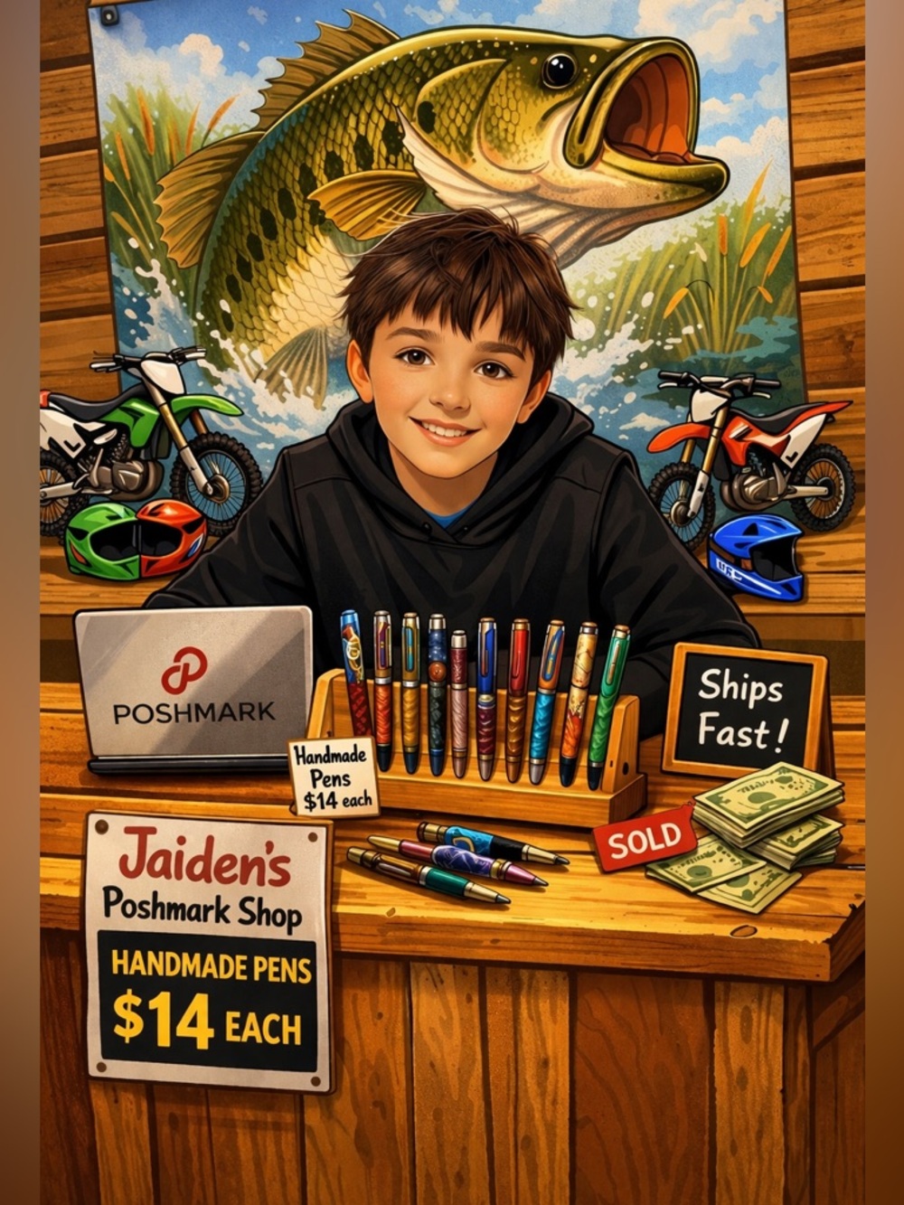 Jaiden’s Handmade Pens 🖊️